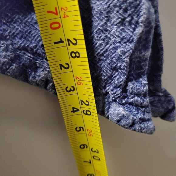 Cottonseed Lagenlook Asymmetrical hem Cotton top size XS/S Coastal - Picture 9 of 10